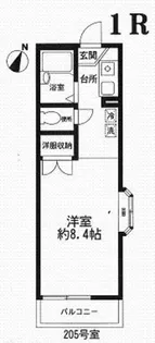アローズ梶ヶ谷【1階】の間取り