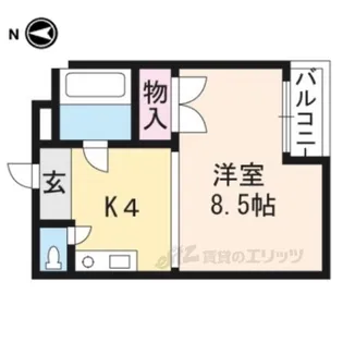 グランドールトキ【3階】の間取り
