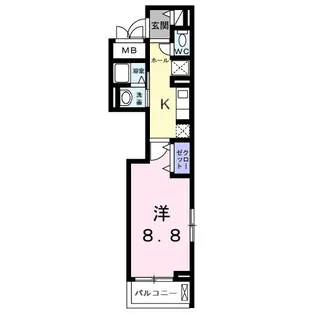 サピー日英III【3階】の間取り