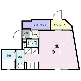 スティーレ南青山【1階】の間取り