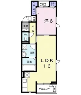 サンテールIV【3階】の間取り