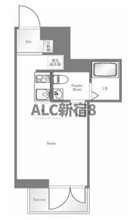 新宿セントラルハイツ【6階】の間取り