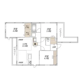 PRENDREII【3階】の間取り