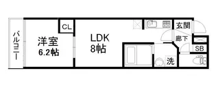 リーズスーガ【2階】の間取り