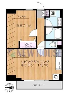 GLASiO【6階】の間取り