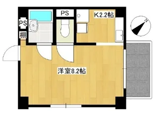 villa IRIS(NT)【4階】の間取り