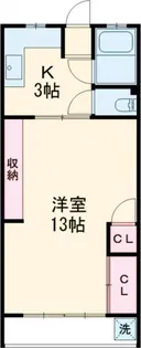 自由が丘第7コーポ【2階】の間取り