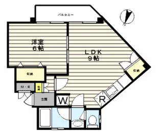 ソレイユ片倉【3階】の間取り