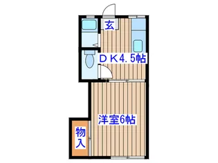 藤ハイツA【1階】の間取り