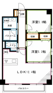アステル壱番館荻窪【2階】の間取り