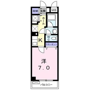 アイプレイス【4階】の間取り