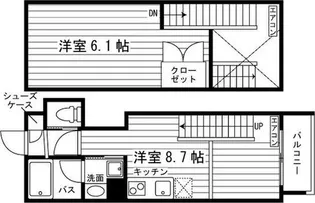Grand E’terna 仙台五橋【4階】の間取り