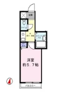 レクルス【3階】の間取り