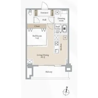 ブルーヴェル青葉通【6階】の間取り