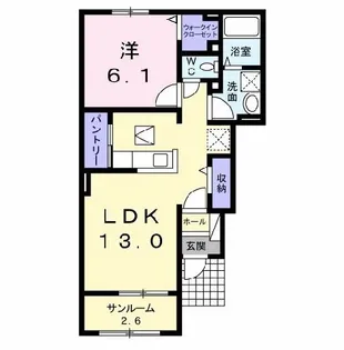 chien(シヤン)【1階】の間取り