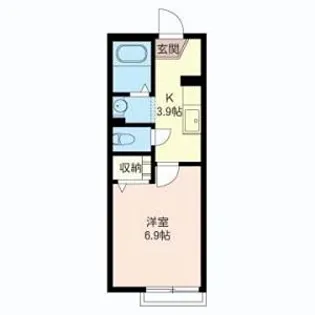 シャーメゾンI番館【2階】の間取り