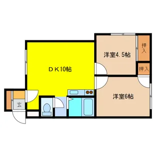 サンシャイン15【3階】の間取り