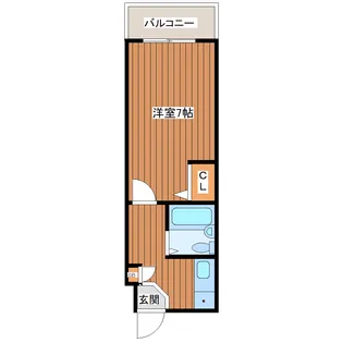 タウンハウス京口【1階】の間取り