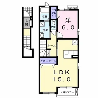 サンリット パーク【2階】の間取り