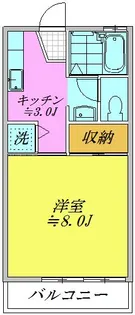 ハイツオリーブ【1階】の間取り