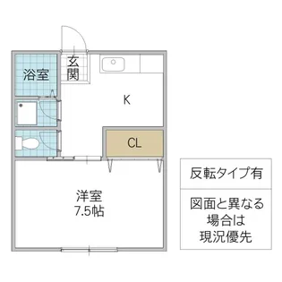 キャッスルツクバ C【2階】の間取り