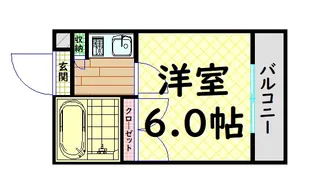 中百舌鳥ビル【2階】の間取り