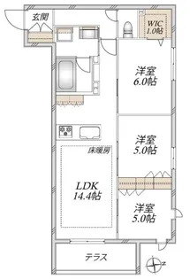 【新築☆旭化成ヘーベルメゾン】VESTA【1階】の間取り