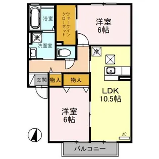 サンライズヒル【1階】の間取り