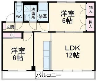 カトルさんたかね【3階】の間取り
