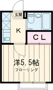 ポラール笹塚【1階】の間取り
