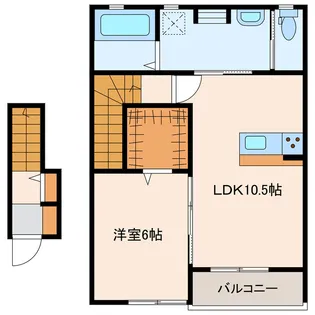 エイブルメゾン・YUN B棟【2階】の間取り