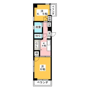 錦糸町セントラルハイツ【3階】の間取り