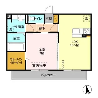 Santo Arrozal I【3階】の間取り