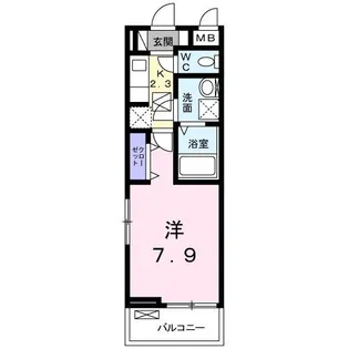 ラ ラ トマート A【1階】の間取り