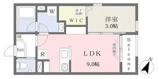 デュオメゾン大塚【1階】の間取り