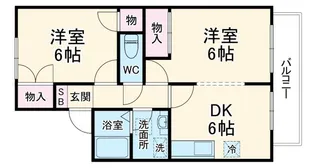 ウィズA【1階】の間取り