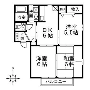 フォーブルリッチ【2階】の間取り
