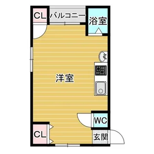 ハイツ元町【1階】の間取り