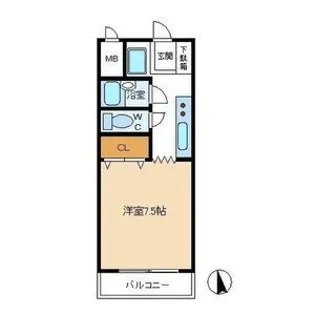 ロイヤル植田【2階】の間取り