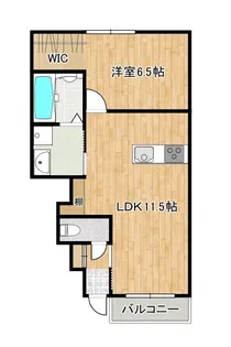 Anne Style A棟【1階】の間取り