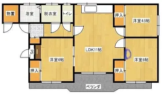 港南アパートメント【3階】の間取り