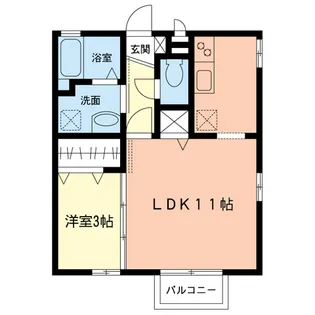 ウエスト・ベルグ鎌倉C【2階】の間取り