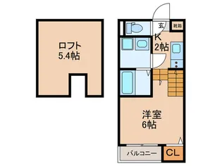 OBAHAUS KANAYAMA【2階】の間取り
