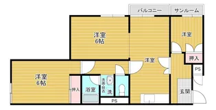 Heights41 D-【1階】の間取り