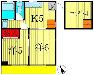 コーポサンライズ【1階】の間取り