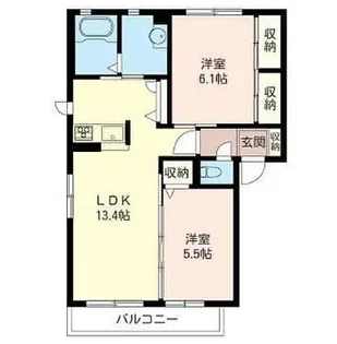 ロココ【1階】の間取り