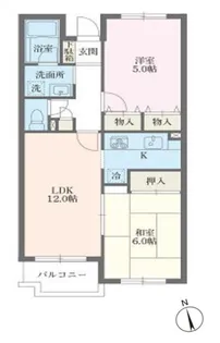 テラス都筑中央公園【1階】の間取り