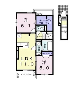 フィオーレIII【2階】の間取り