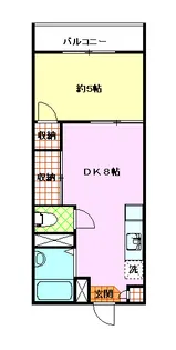 タウニィ三ツ石【2階】の間取り