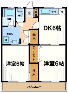 コスモマンション【3階】の間取り